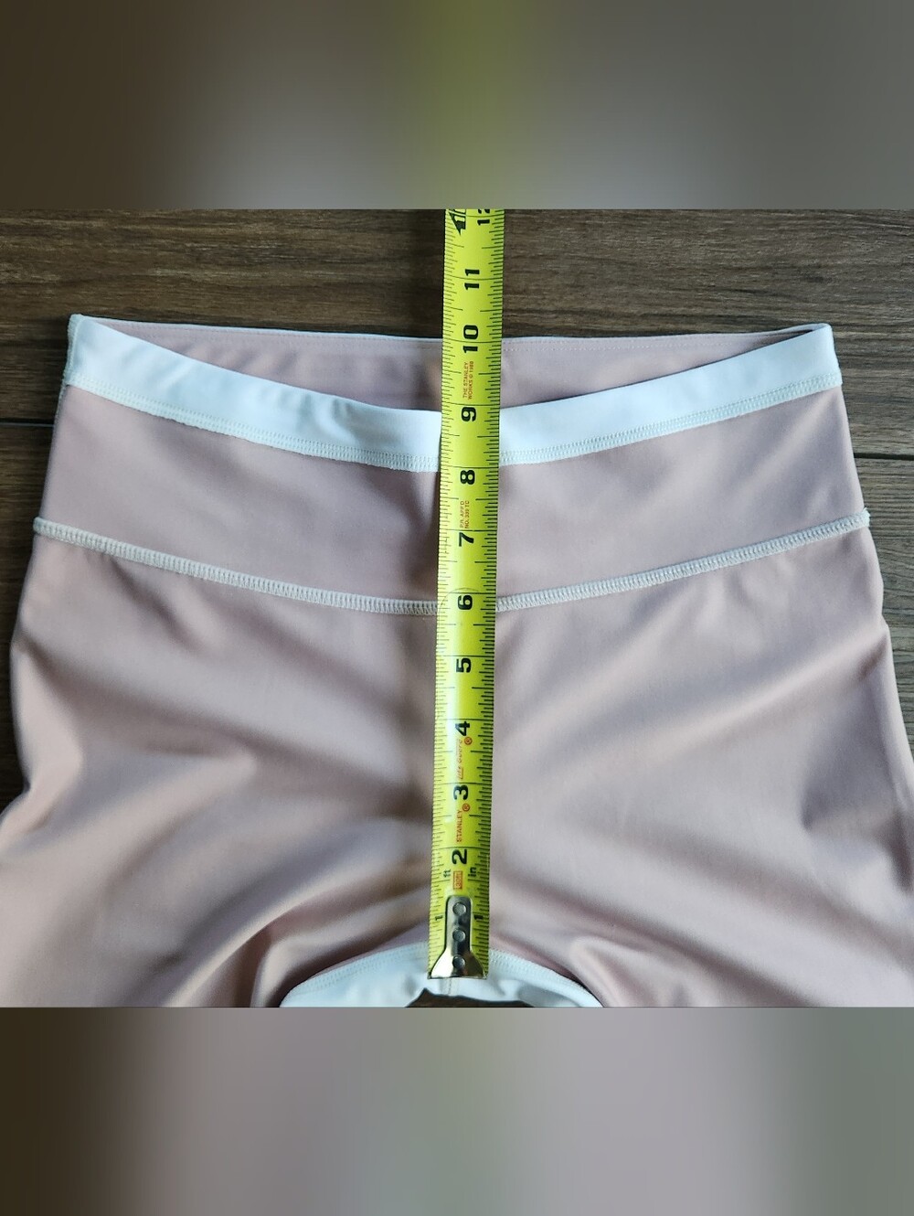 Allfenix Australia Capri Length Legging Pink White Stripe Size Medium - Picture 7 of 8